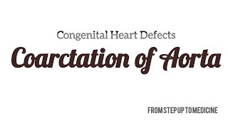 Coarctation of Aorta  Congenital Heart Defects  Urdu amp Hindi [upl. by Anual930]