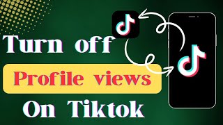 How to Turn off tiktok profile views  profile viewes ko off kren [upl. by Teraj]