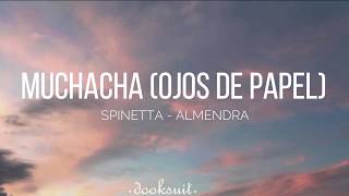 muchacha ojos de papel  spinetta  almendra  letra [upl. by Nirehtac]