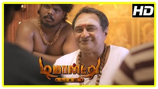 Demonte Colony movie scenes  M S Baskar predicts future  Arulnithi finds M S Baskar deceased [upl. by Maria643]