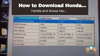 How to Download Honda iHDS and Program A HondaAcura [upl. by Gaither199]