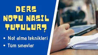 DERS NOTU NASIL TUTULUR  YKS KPSS LGS [upl. by Yaakov184]