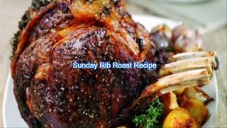 Sunday Rib Roast Recipe Christmas Special Recipes [upl. by Riley]