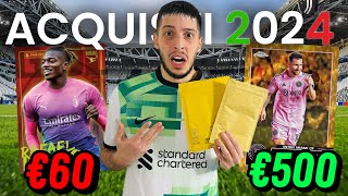 ACQUISTI 2024 FOLLE💸 Primo VIDEO ACQUISTI del ANNO  Unboxing Calciatori Panini Topps [upl. by Auhsohey]