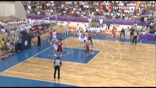 Turkey 7962 Serbia  2013 Mediterranean Olympics Final [upl. by Sicnarf818]