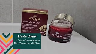 NUXE  La Crème Concentrée de Nuit Merveillance lift Easypara [upl. by Suiratnod274]