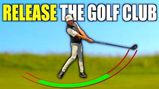 HOW TO RELEASE THE GOLF CLUB  Stop Slicing Driver For Good Easy Tip [upl. by Sualokcin348]