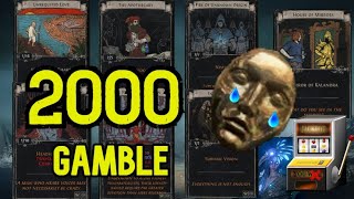 I GAMBLED 2000 DIVINES so you dont have to [upl. by Icats]