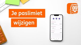 Paslimiet wijzigen  Digitaal Bankieren Hoe werkt dat  ING [upl. by Diva]