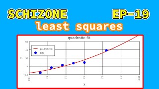 least squares regression in x86 assembly  SCHIZONE EP19 [upl. by Sewellyn]