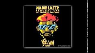 Major Lazer quotAerosol Canquot Ft Pharrell Williams BVillain Remix [upl. by Arriaet]