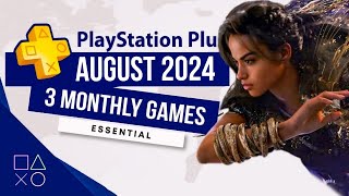 PlayStation Plus Essential August 2024 Monthly Games  PS Plus August 2024 [upl. by Whitver]