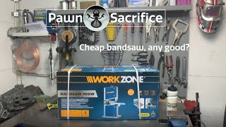 Workzone £80  100 Budget Bandsaw Unboxing and Review [upl. by Hooge]