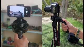 How To Make Camera Steadicam Gimbal For DSLR Camera And Mobile Phone  At Home [upl. by Condon]