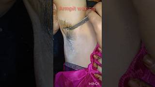 Armpit waxing with chocolate honey wax underarm waxing shorts viral waxing armpitwaxing wax [upl. by Eiderf]