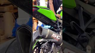 Kawasaki zx10r sc Exhaust full system 👍👍 kawasaki ninja [upl. by Ciardap951]