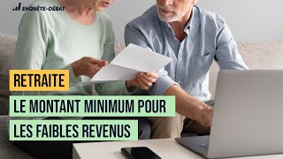 Retraite  le montant minimum pour les faibles revenus [upl. by Buckden]