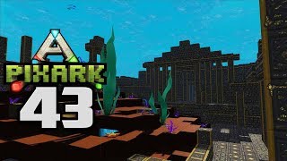 UNDERWATER RUINS OCEAN DUNGEON LOOT  Lets Play PixARK Gameplay Part 43 PixARK Pooping Evolved [upl. by Retsub616]