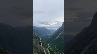 Trollstigen Norway 🇳🇴 roadtrip travel europe mountains nature summer norway trollstigen [upl. by Jamill]