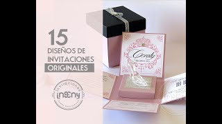 Invitaciones originales 15 diseños [upl. by Varney]