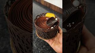 Chocolate truffle mini cake😲 decoration ideas minicake shorts ytshorts viralvideo trendingcake [upl. by Aneekas928]