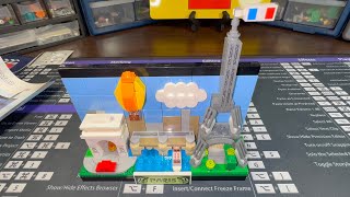 40568 Paris Postcard  Lego Creator RealTime Build [upl. by Yerffoeg]