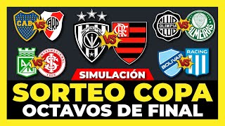 Simulación del Sorteo Octavos de Final Copa Libertadores 2023🏆 [upl. by Wolff251]