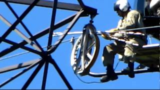 Helicopter Power Line Maintenance [upl. by Camella]