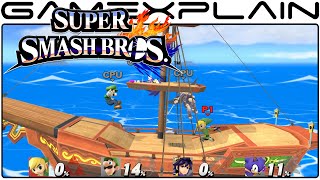 Pirate Ship Stage DLC Tour  Super Smash Bros Wii U [upl. by Anesuza]