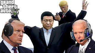 US Presidents Assassinate Xi Jinping In GTA 5 [upl. by Sices169]