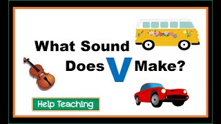 What Sound Does the Letter V Make  Learn the Alphabet ABC Phonics [upl. by Jemimah]