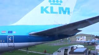 Old pre flight safety video KLM Boeing 747 [upl. by Hanafee]