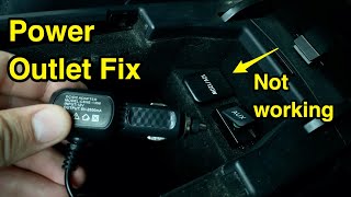 How to fix 12V power outlet or charging port in your car [upl. by Juta]