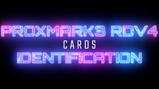 Proxmark3 RDV4  Cards Identification [upl. by Egiarc]