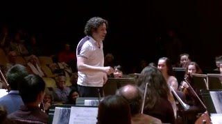 Gustavo Dudamel conducts a rehearsal with the UC Berkeley Symphony Orchestra [upl. by Gabrielli]