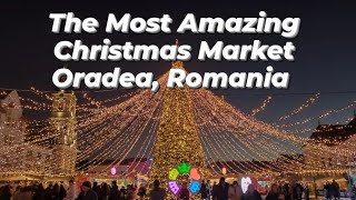 Christmas MARKET ORADEA SUPER KEREN LIGHTING DAN KULINERANNYA MELIMPAH 🇷🇴 [upl. by Yrol]