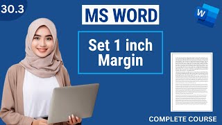 Change Margin from cm to inches  how to set 1 inch margin on MS Word [upl. by Eeldivad]