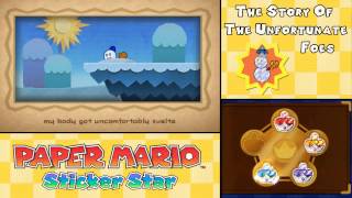 Paper Mario Sticker Star  The Story of The Unfortunate Foes Storybook Segments [upl. by Nelsen]