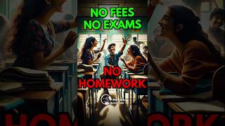 ZERO Homework 0 Exams 😱 World’s No1 School for Students studytips studymotivation [upl. by Hobbs]