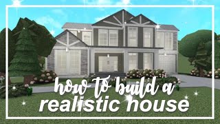 How To Build a Realistic House in Bloxburg  Tips amp Tricks Roblox [upl. by Ahsinod147]