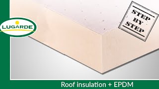 Build a log cabin Roof insulation  EPDM  Lugarde [upl. by Oinotla676]