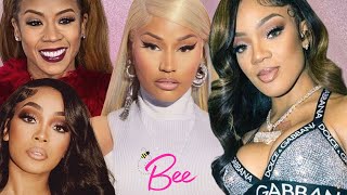 Glorilla gets dragged after getting breast implants  Nicki Minaj Monica amp Keyshia Cole go live [upl. by Om480]