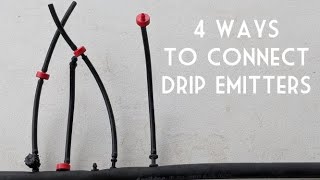 Desert Gardening Basics How to Install Drip Emitters [upl. by Pettiford813]