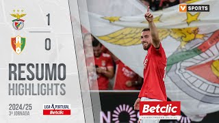 Resumo Benfica 10 Estrela Amadora Liga 2425 3 [upl. by Yllen]