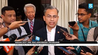 MADANI Govt One Year Anniversary Programme Public health to be prioritize during event [upl. by Haleigh420]