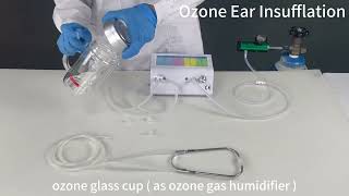 ear ozone insufflation with MOZ02 [upl. by Ahseinad]