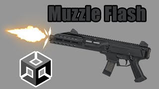 Finishing Muzzle Flash  Unity First Person Shooter [upl. by Nawram]