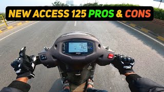 New Suzuki Access 125 Pros And Cons  2024 Access 125 Ride  Positives amp Negatives [upl. by Emlynn520]