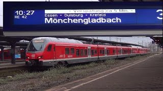 Der neue Regionalexpress RE 42 Münster nach Mönchengladbach HBF in WanneEickel [upl. by Weksler731]