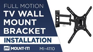 Full Motion TV Wall Mount  Assembly MI4110 [upl. by Whitnell952]